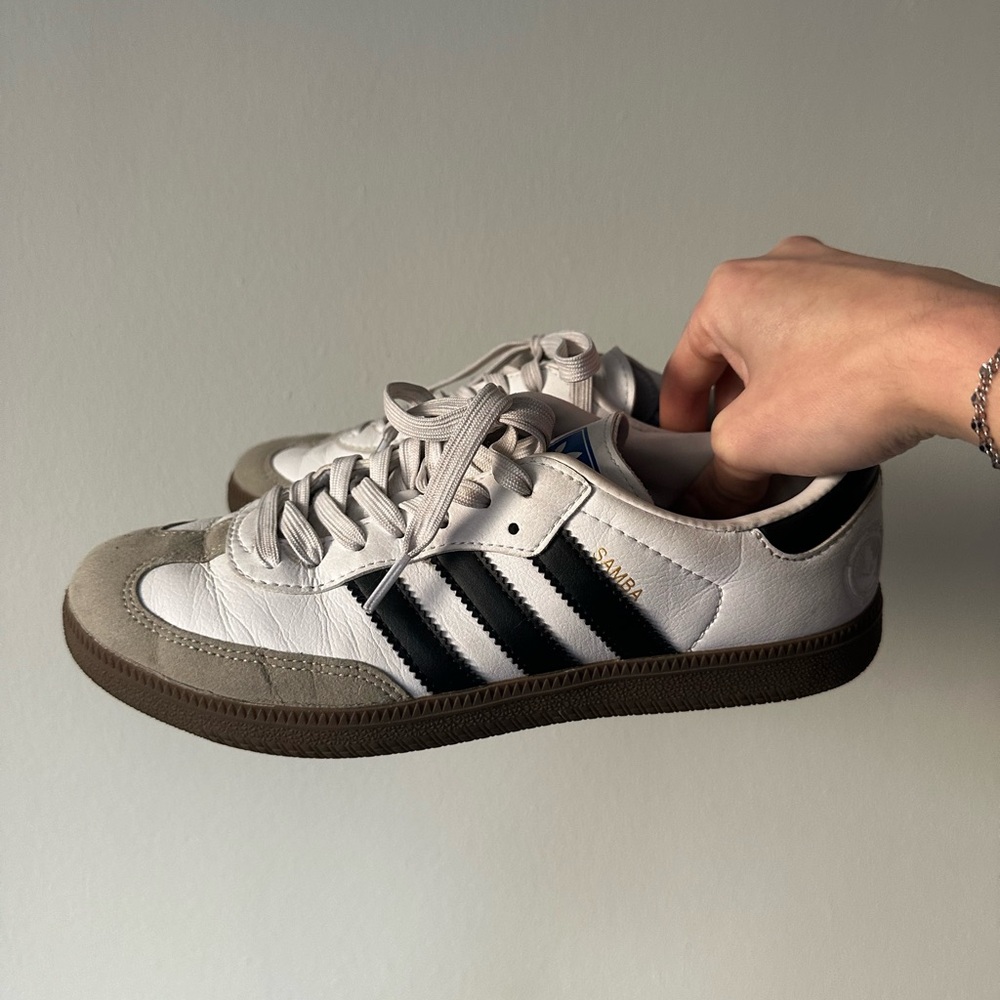 Adidas Samba Vegan White Gum Mens 7